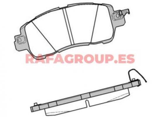 RG6618 - Pastillas de freno